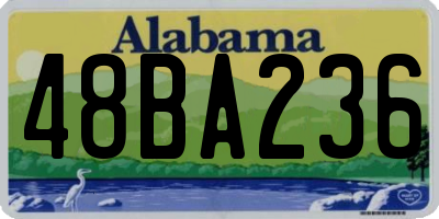 AL license plate 48BA236