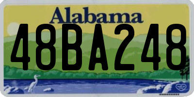 AL license plate 48BA248