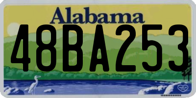 AL license plate 48BA253
