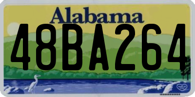 AL license plate 48BA264