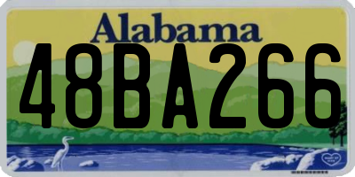 AL license plate 48BA266