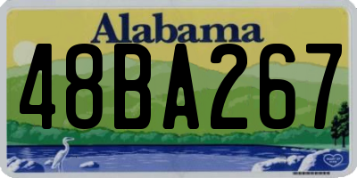 AL license plate 48BA267