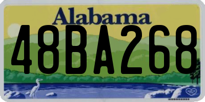 AL license plate 48BA268