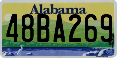 AL license plate 48BA269