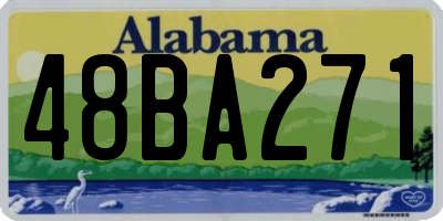 AL license plate 48BA271