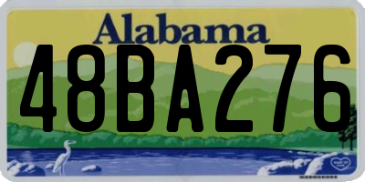 AL license plate 48BA276