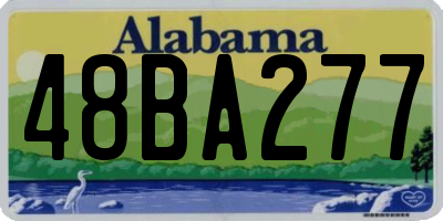 AL license plate 48BA277
