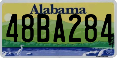 AL license plate 48BA284