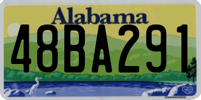 AL license plate 48BA291