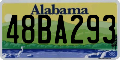 AL license plate 48BA293