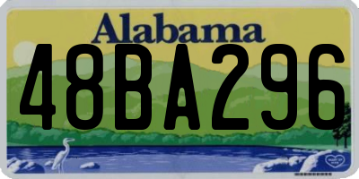 AL license plate 48BA296