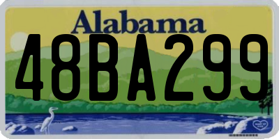 AL license plate 48BA299