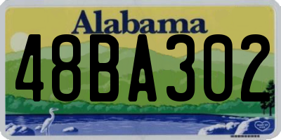 AL license plate 48BA302