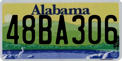 AL license plate 48BA306
