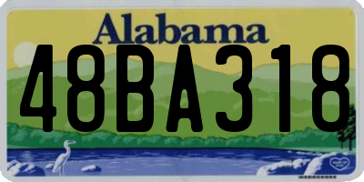 AL license plate 48BA318