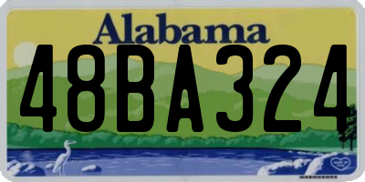 AL license plate 48BA324