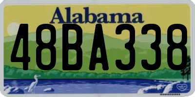AL license plate 48BA338