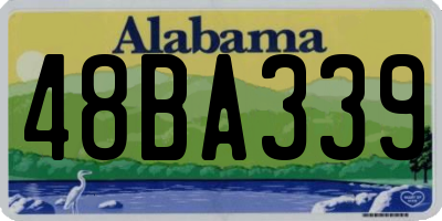 AL license plate 48BA339