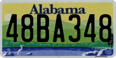AL license plate 48BA348