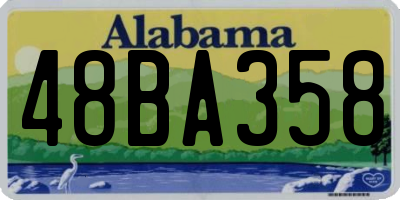 AL license plate 48BA358