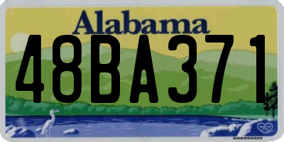 AL license plate 48BA371