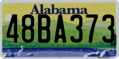 AL license plate 48BA373