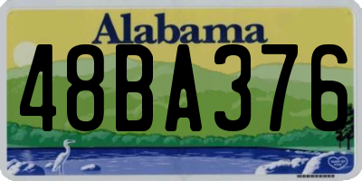 AL license plate 48BA376