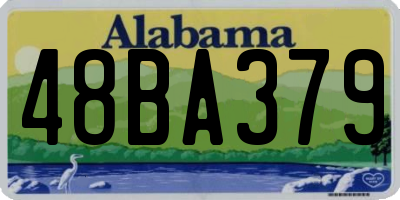AL license plate 48BA379