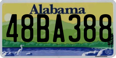 AL license plate 48BA388