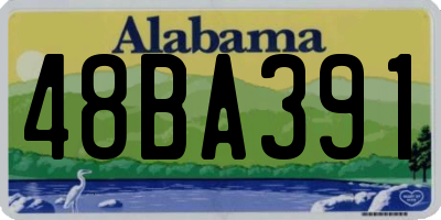 AL license plate 48BA391