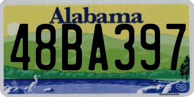 AL license plate 48BA397