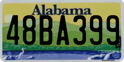 AL license plate 48BA399