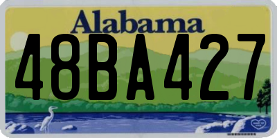 AL license plate 48BA427