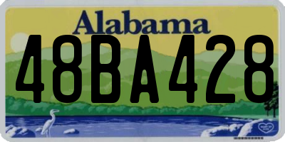AL license plate 48BA428