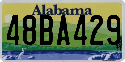 AL license plate 48BA429