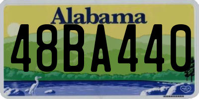 AL license plate 48BA440