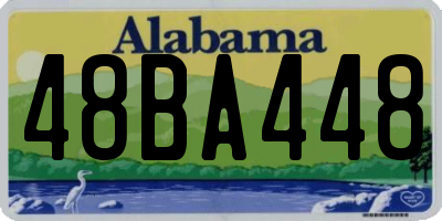 AL license plate 48BA448