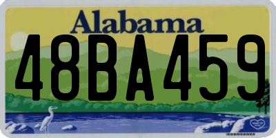 AL license plate 48BA459