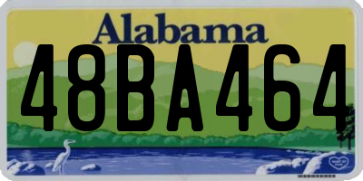 AL license plate 48BA464