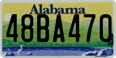 AL license plate 48BA470