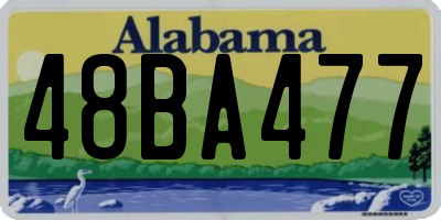 AL license plate 48BA477