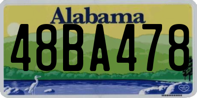 AL license plate 48BA478