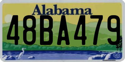 AL license plate 48BA479