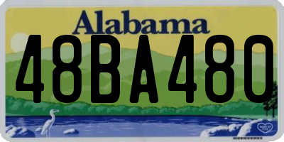 AL license plate 48BA480