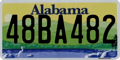 AL license plate 48BA482