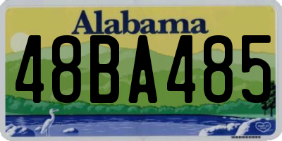 AL license plate 48BA485