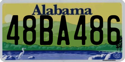 AL license plate 48BA486