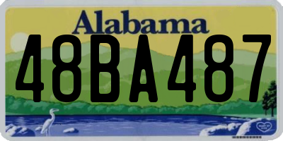 AL license plate 48BA487