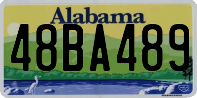 AL license plate 48BA489
