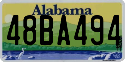AL license plate 48BA494